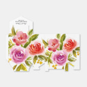 Waterverf Floral Vrijgezellenfeest Favor Boxes Bedankdoosjes (Uitgevouwen)