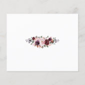 Waterverf Floral Weddenschap Hartelijk dank (Achterkant)