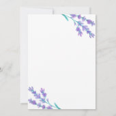 Waterverf Floral Weddenschap Kaart (Achterkant)