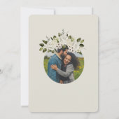 Waterverf Floral Wedding Invitations Save The Date (Achterkant)