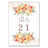 Waterverf Floral Wedding Kaart (Voorkant)