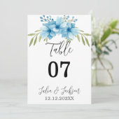 Waterverf Floral Wedding Summer Garden (Staand voorkant)