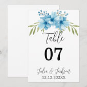 Waterverf Floral Wedding Summer Garden (Voorkant / Achterkant)