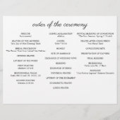 Waterverf Floral Wedding Summer Garden Flyer (Achterkant)