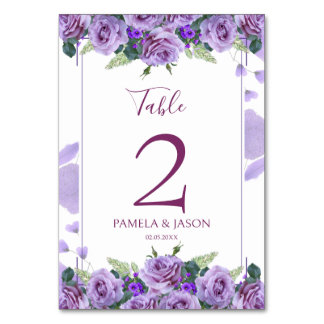 Waterverf Floral Wedding Summer Garden Kaart