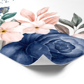 Waterverf Floral Wedding Summer Garden Poster (Hoek)