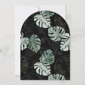 Waterverf Floral Wilde Zebra Dertigendertigste ver Kaart (Achterkant)