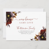 Waterverf florale elegant aankondiging (Voorkant)