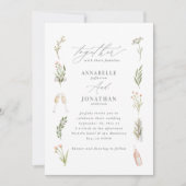 Waterverf florale elegant wilde bloem rustig (Voorkant)