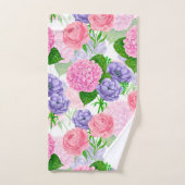 Waterverf florale patroon bad handdoek (Handdoek)