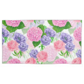 Waterverf florale patroon kussensloop (Voorkant-Links)