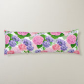 Waterverf florale patroon lichaamskussen (Achterkant)
