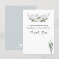 Waterverf Florals Angel Wings Hartelijk dank