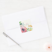 Waterverf Florals Wedding Stickers (Envelop)