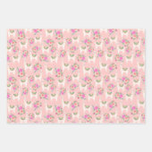 Waterverf florama inpakpapier vel (Voorkant 2)