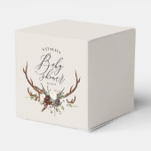 Waterverf floreel baby shower bedankdoosjes (Achterkant)