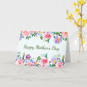 Waterverf floreel lijst aangepast kaart (Gele Bloem)