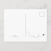 Waterverf Florida USA Destination Wedding Aankondigingskaart (Achterkant)