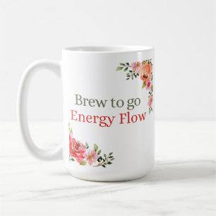 Waterverf Flower Brew to Go Energy Flow Koffiemok