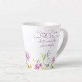 Waterverf Flower Coffee tea China Mok Cup (Rechterhoek)