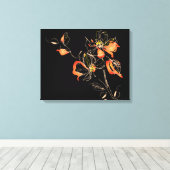 Waterverf Flowers Canvas Afdruk (Insitu (Houten vloer))