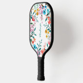 Waterverf Flowers Custom Pickleball Paddle (Links)