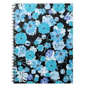 Waterverf Flowers: een delicaat wandtapijt Notitieboek