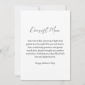 Waterverf Flowers Moederdag Kaart (Achterkant)