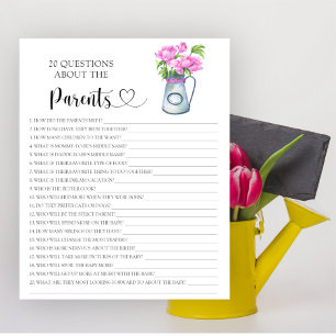 Waterverf Flowers - spelletjes over de ouders