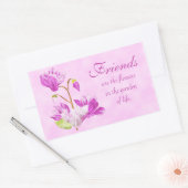 Waterverf Flowers Sticker (Envelop)