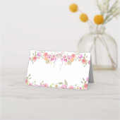 Waterverf Flowers Wildflower Pink Bow (Achterkant)