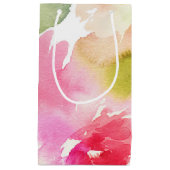 Waterverf Foliage Gift Bag Klein Cadeauzakje (Voorkant)