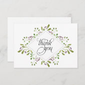 Waterverf Foliage Hartelijk dank (Voorkant / Achterkant)