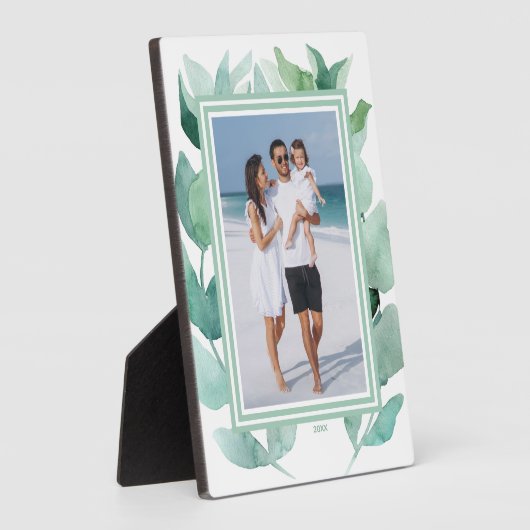 Waterverf Foliage Tabletop Foto Easel Fotoplaat (Zijkant)