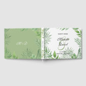 Waterverf Foliage Wedding Gastenboek (Volledig)
