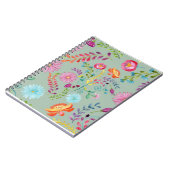 Waterverf Folk Flowers -  Notitieboek (Linkerzijde)