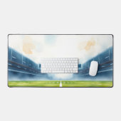 Waterverf Football Field Desk Mat - Delicate Art (Keyboard & Muis)