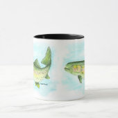 Waterverf forel Mok (Midden)