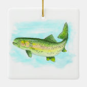 Waterverf forel Ornament (Achterkant)