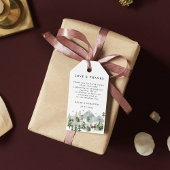 Waterverf Forest | Bomen en bier Cadeaulabel