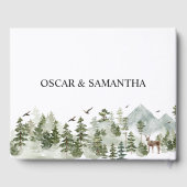 Waterverf Forest | Bomen en bier Gastenboek (Achterkant)