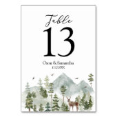 Waterverf Forest | Bomen en bier | Kaart (Voorkant)