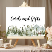 Waterverf Forest | Bomen en bier Poster