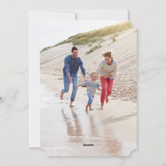 WATERVERF FOREST-MERRY CHRISTMAS (FOTOGRAAF) FEESTDAGENKAART (Achterkant)