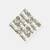 Waterverf Forest Pattern Servet (Hoek)