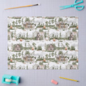Waterverf Forest Pattern Tissuepapier (Craft)