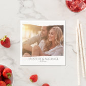 Waterverf Fotostrip Trouwcocktail servetten (Insitu)