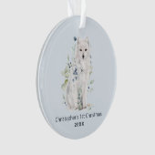 Waterverf Fox Blue Specialized Ornament (voorkant)