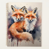 Waterverf Fox Duo Planner (Voorkant)