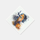 Waterverf Fox Halloween Servet (Hoek)